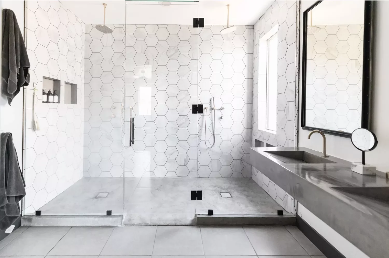 35 Stunning Shower Transformations That Will Elevate Your Bathroom 15 Stick to Neutrals