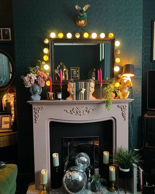 36 Stunning Painted Fireplace Ideas to Transform Your Living Space 12 Stick to a Sweet, Simple Mauve