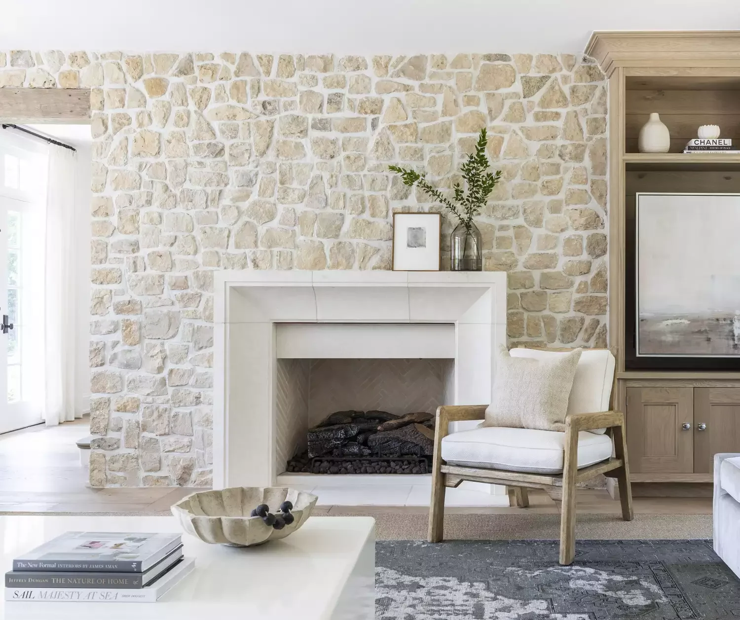 19 Stunning Fireplace Accent Wall Ideas That Will Transform Your Living Space 11 Stone With White Grout