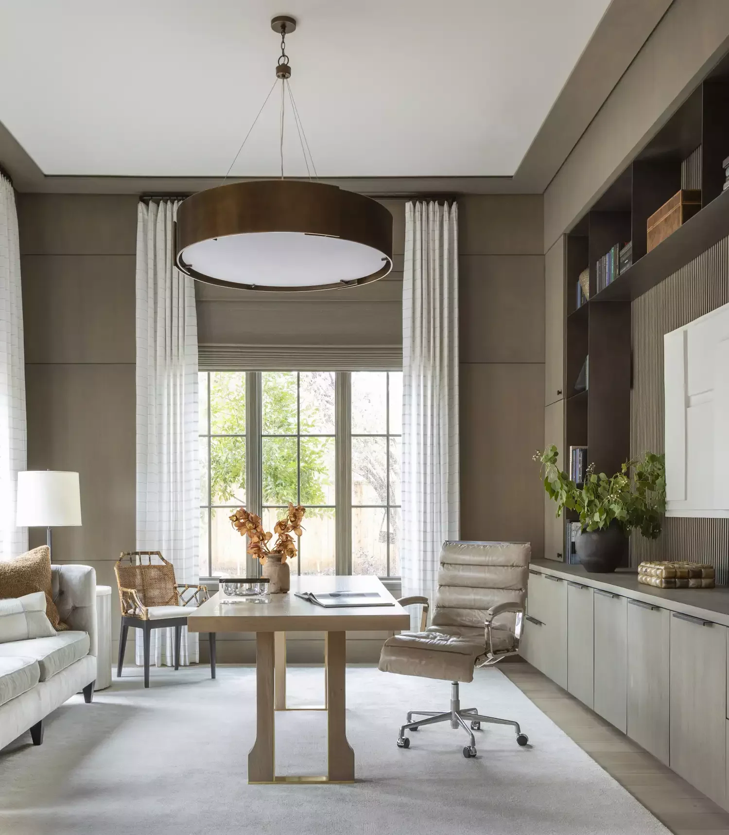 25 Creative Home Office Storage Solutions to Transform Your Workspace Storage Accent Wall