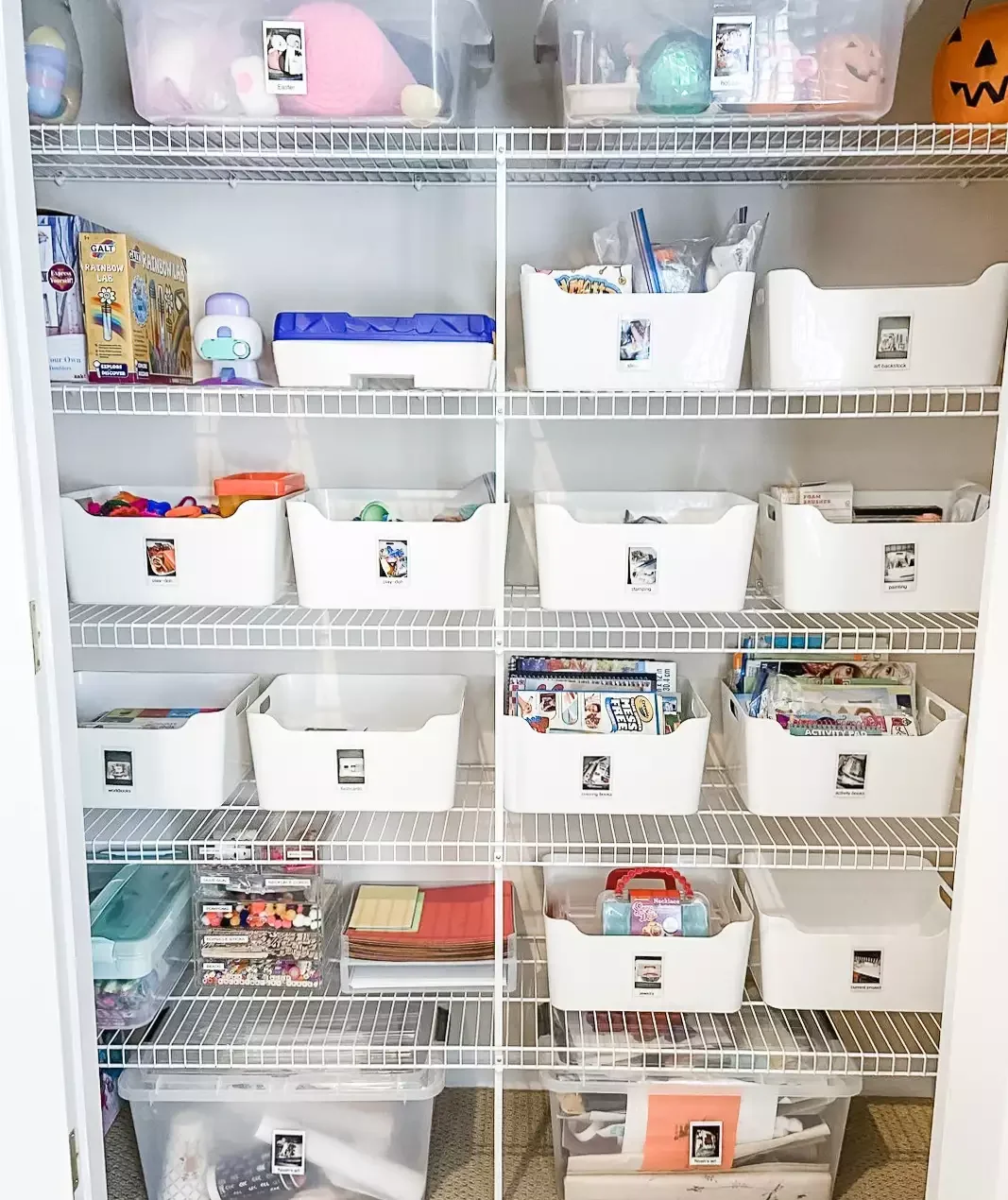38 Creative LEGO Storage Solutions That'll Transform Your Home's Organization Game Storage Bins With Photo Labels
