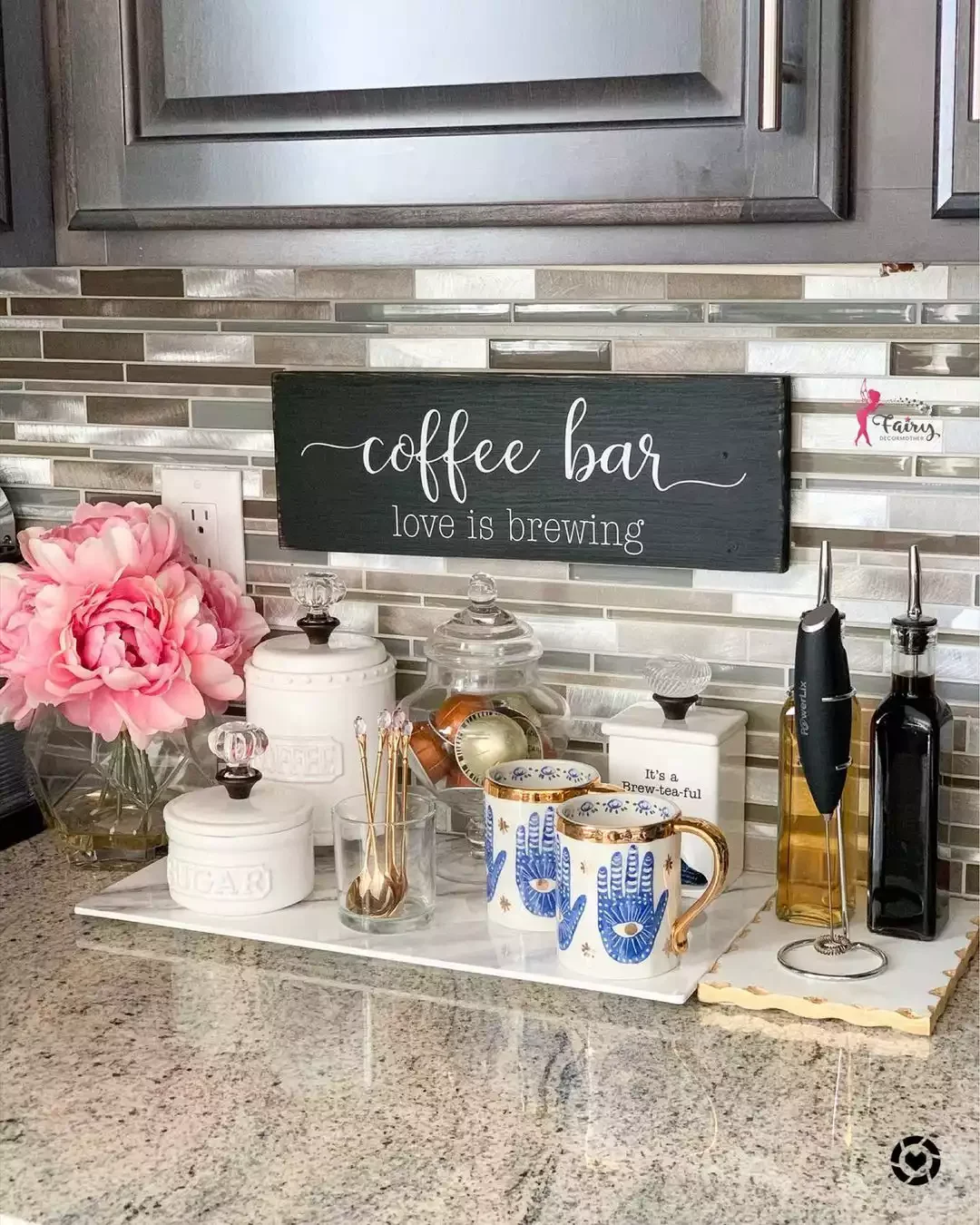 43 Stylish Coffee Bar Ideas That'll Transform Your Morning Routine Storage Trays
