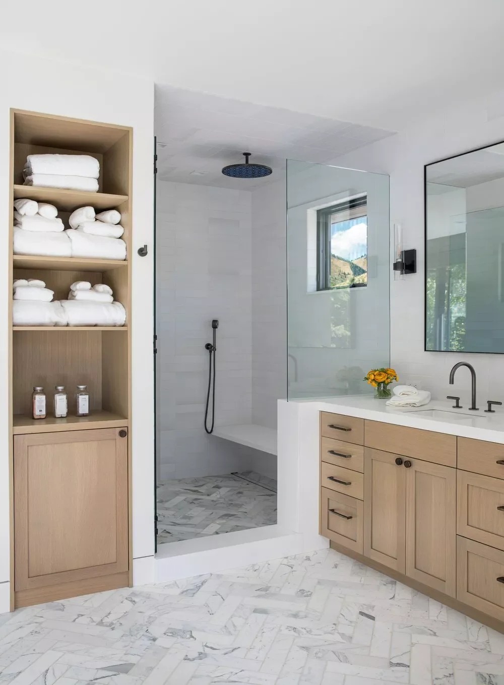 102 Stunning Bathroom Design Ideas That Will Transform Your Space Storage Wall Nook