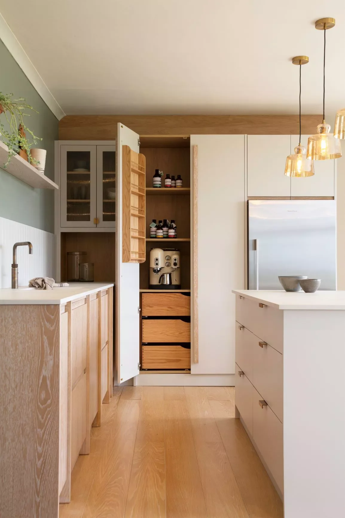 Store Items in Tall Cabinets