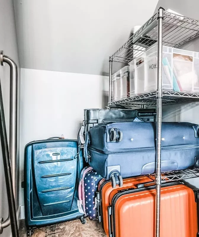 20 Clever Attic Closet Solutions That Transform Slanted Ceilings Into Storage Gold Store Luggage