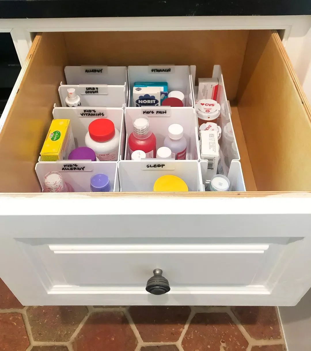 49 Brilliant Storage Solutions to Transform Every Room in Your Home Store Medicines and Prescriptions in a Deep Drawer