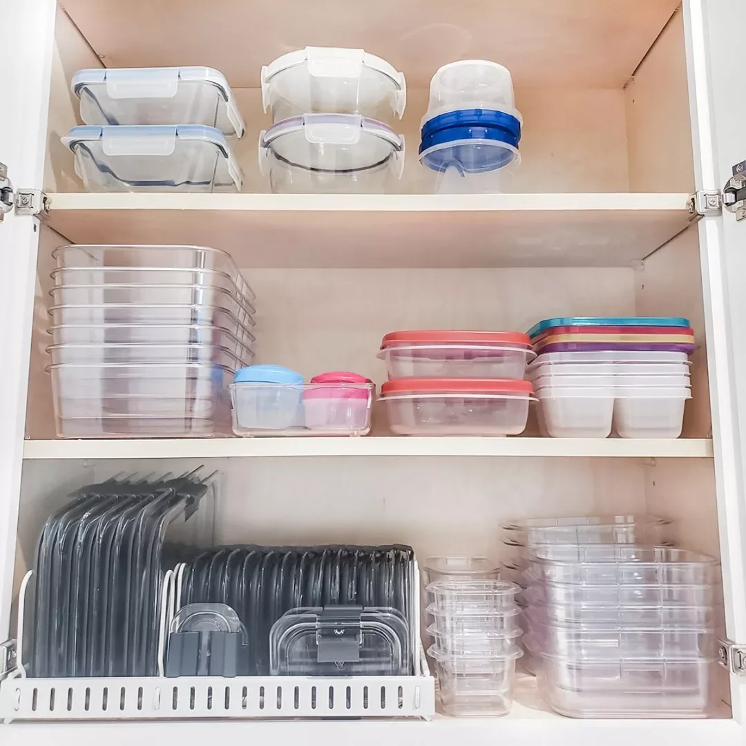 28 Kitchen Cabinet Organization Ideas That Will Transform Your Space Store Tupperware with Care