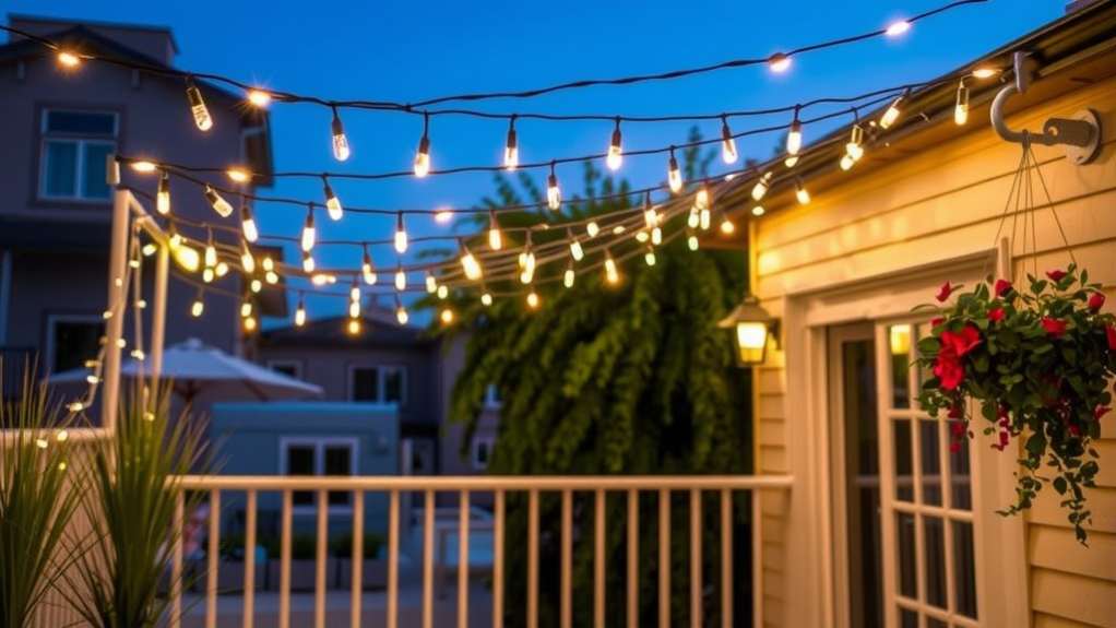 String Light Canopy