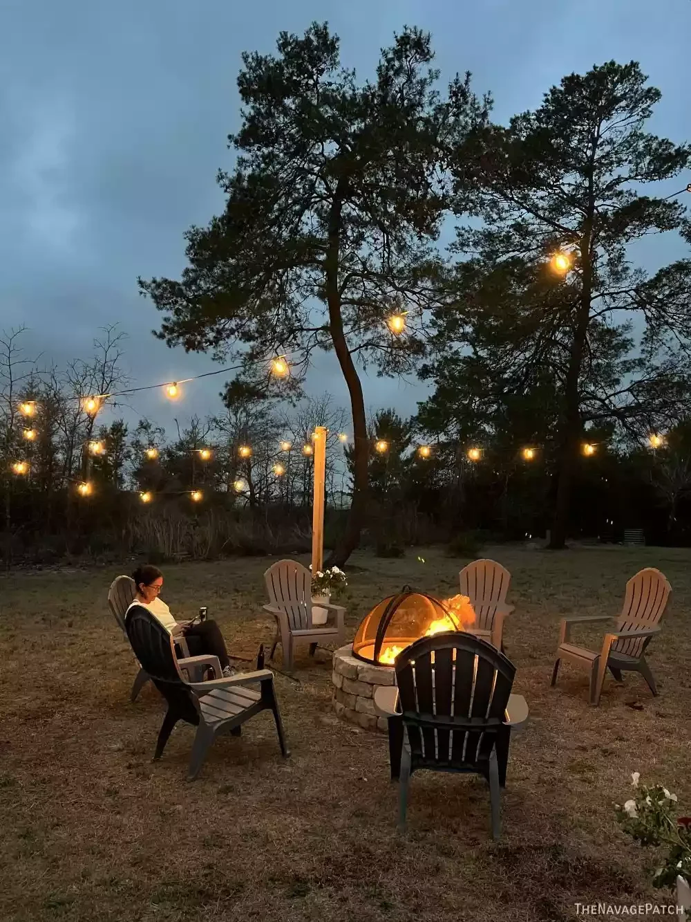 17 DIY Outdoor Decorating Projects to Transform Your Home's Landscape String Light Posts