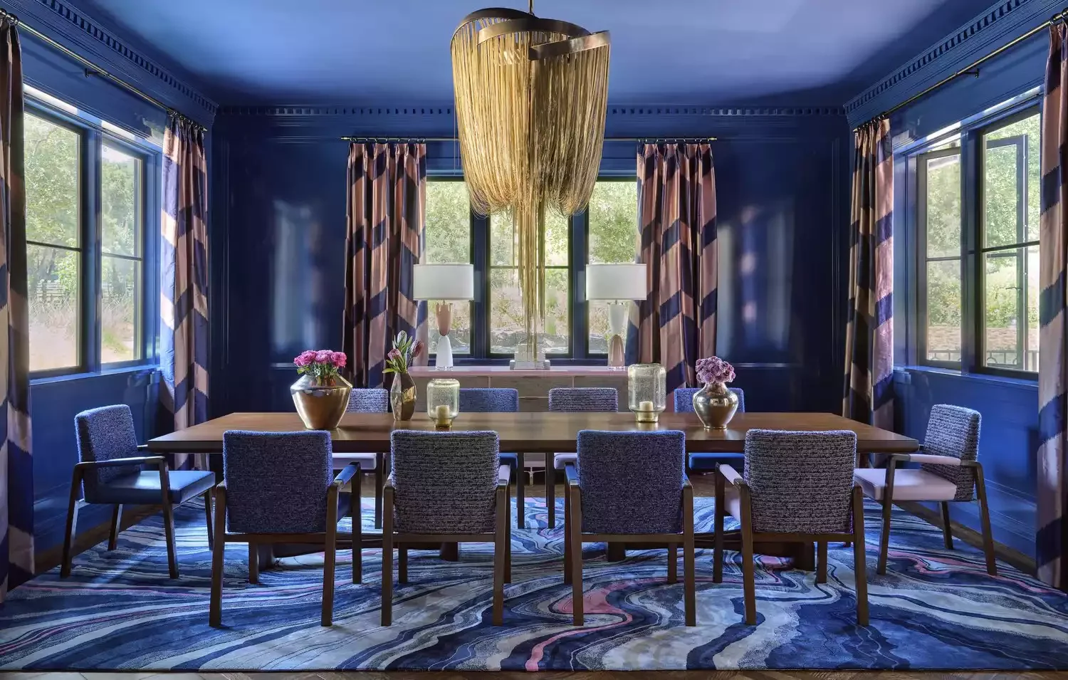 30 Stunning Dining Room Curtain Ideas That Will Transform Your Space Striped Curtains