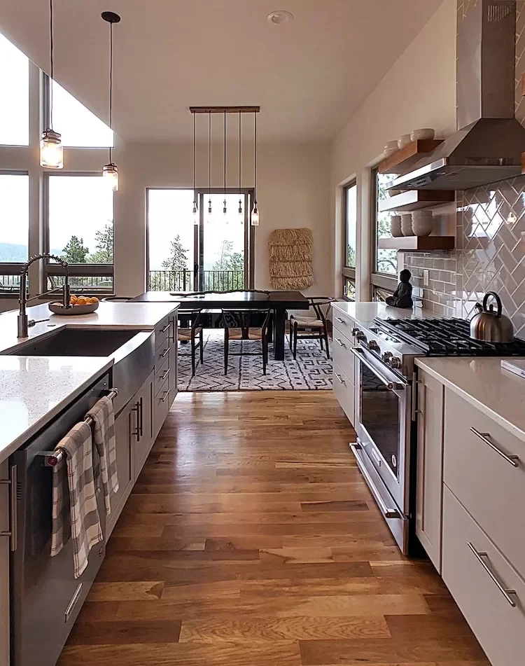 46 Galley Kitchen Design Ideas That Maximize Style and Function 3 Structure an Open Space