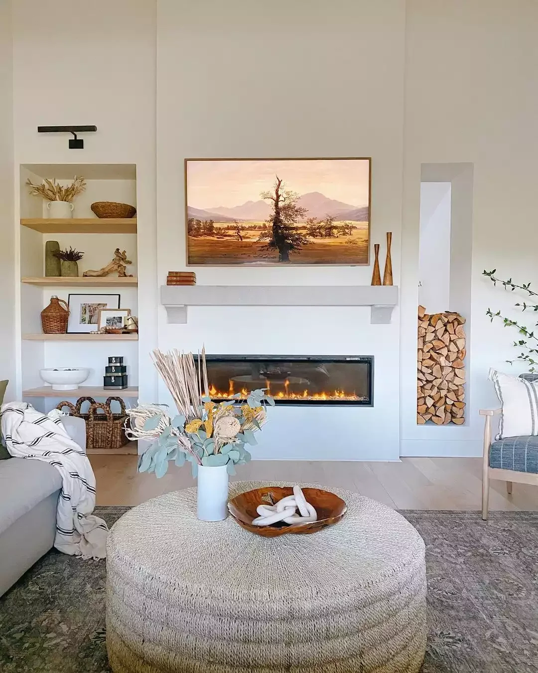 21 Electric Fireplace Ideas That'll Transform Your Living Space 11 Style It With Firewood