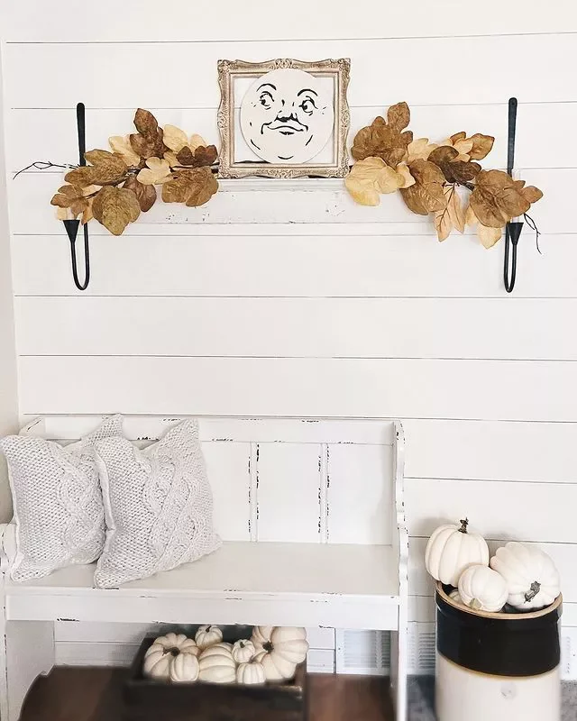 33 Stunning Fall Entryway Ideas That Transform Your Home for Autumn 19 Style White Gourds