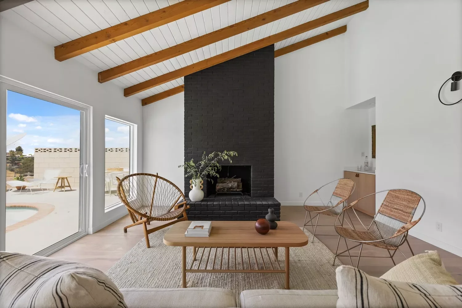 20 Stunning Fireplace Hearth Ideas That'll Transform Your Living Space 14 Style With a Tall Vase