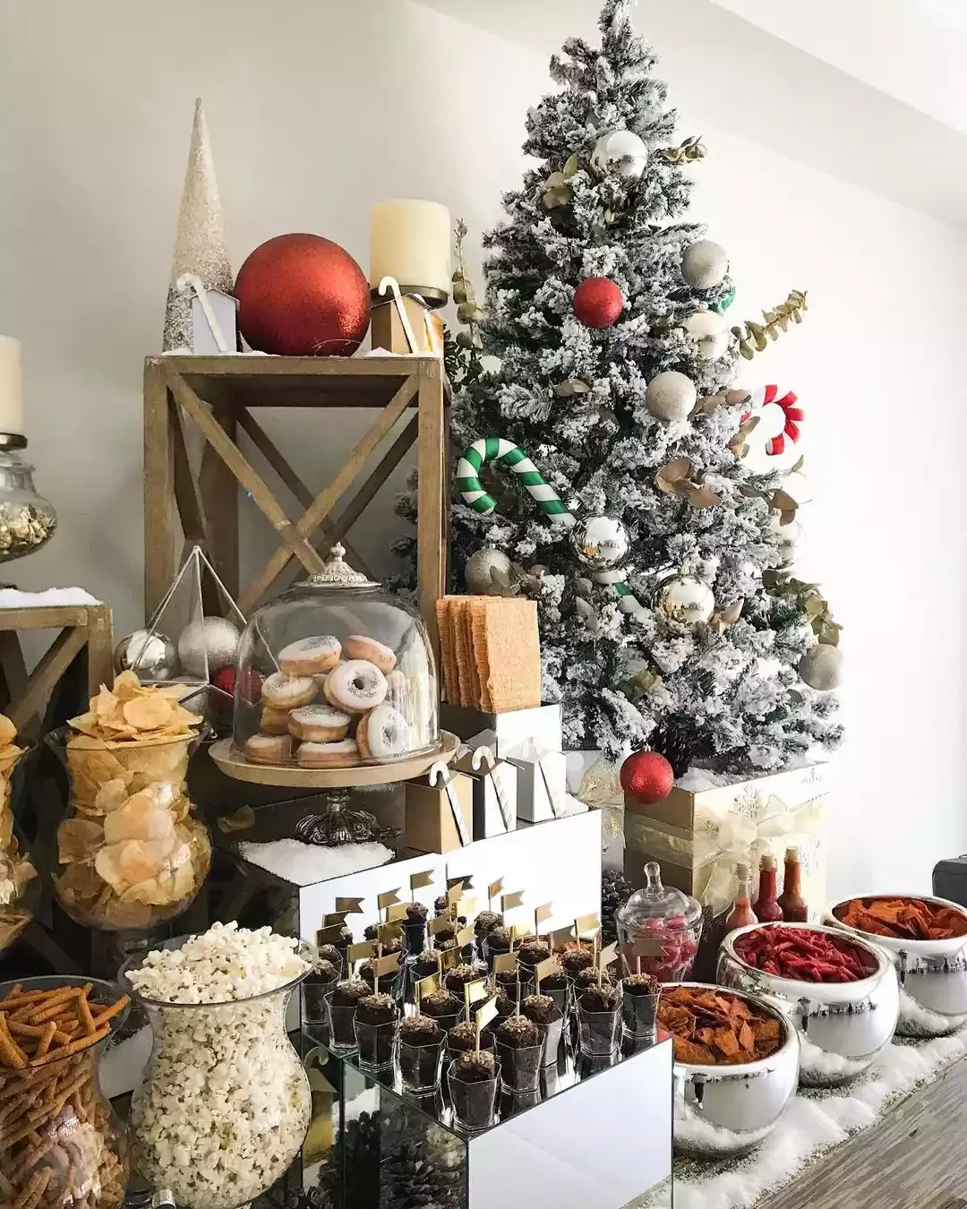 50 Festive Christmas Party Decorating Ideas Your Guests Will Absolutely Adore 9 Style Your Buffet Table