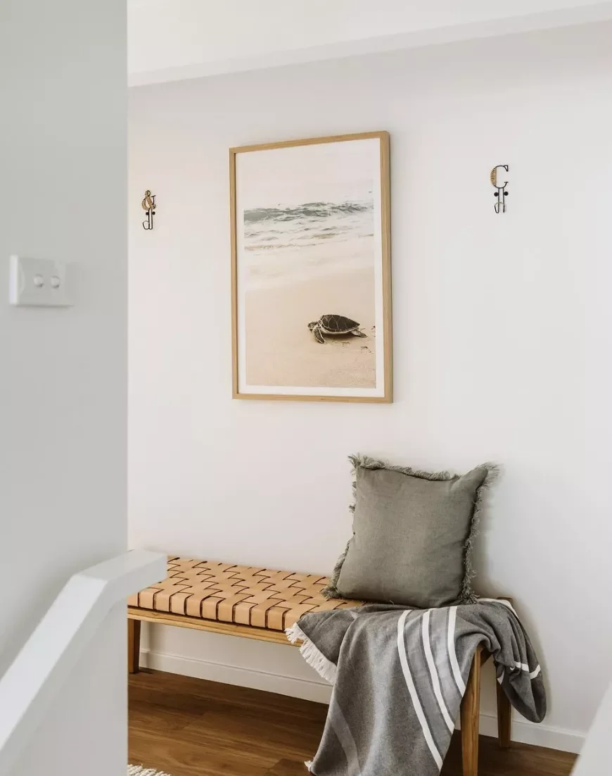 38 Charming Coastal Farmhouse Decorating Ideas to Transform Your Home 16 Style a Bench