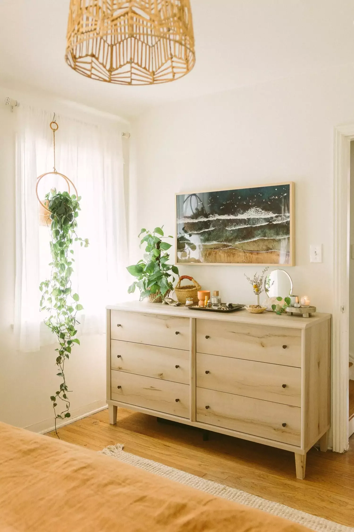 48 Bohemian Bedroom Ideas That Feel Effortlessly Chic and Personal 38 Style a Boho Dresser