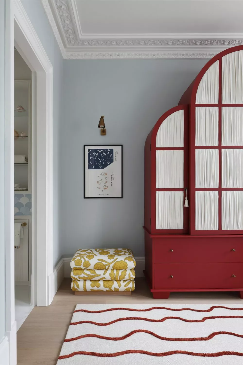 22 Cozy Bedroom Seating Ideas That Will Transform Your Sleep Space 16 Style a Classic Pouf