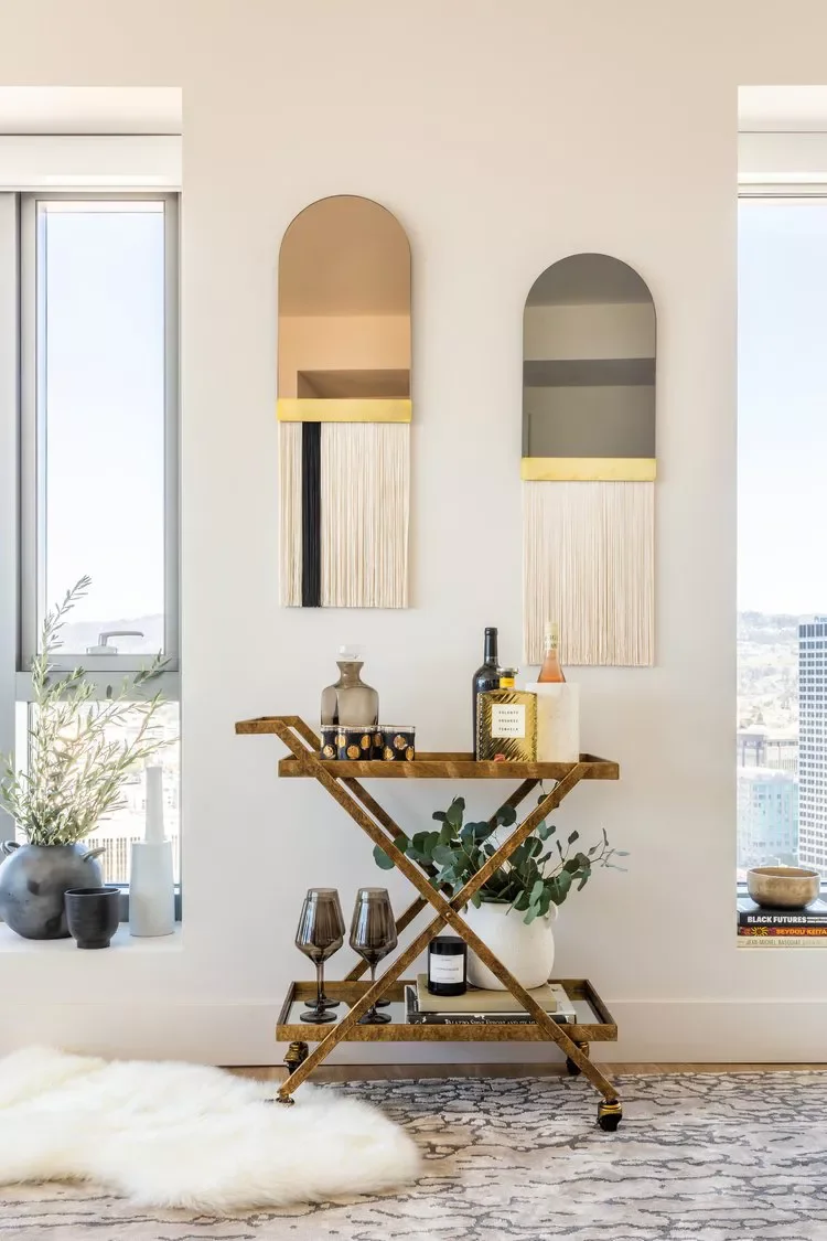 75 Stunning Home Bar Ideas to Transform Your Space Into an Entertainment Haven 37 Style a Modern Bar Cart