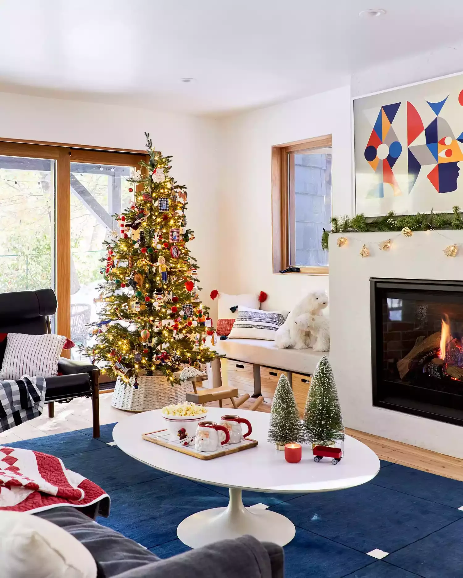 56 Magical Christmas Mantel Decorating Ideas to Transform Your Holiday Home 20 Style a Multicolored Mantel