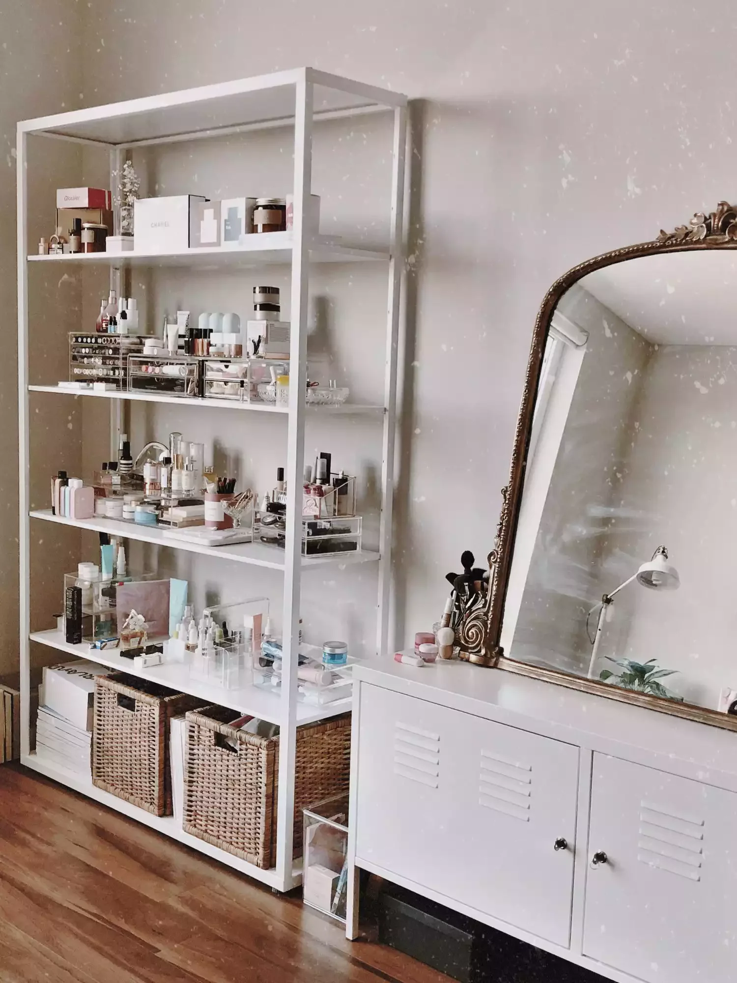 20 Beauty Organization Ideas to Transform Your Vanity Space Style a Tall Shelf