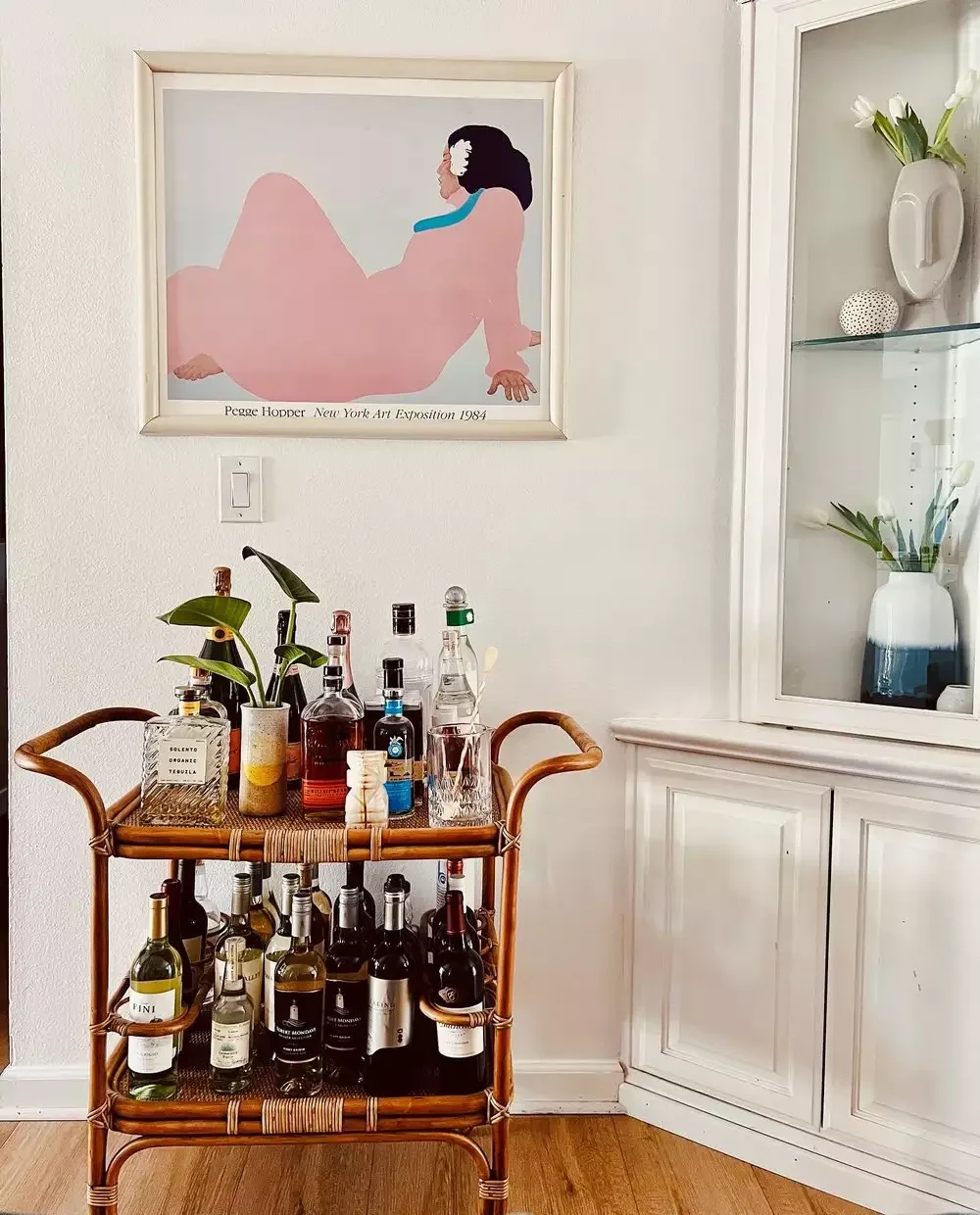 75 Stunning Home Bar Ideas to Transform Your Space Into an Entertainment Haven 42 Style a Vintage Rattan Cart