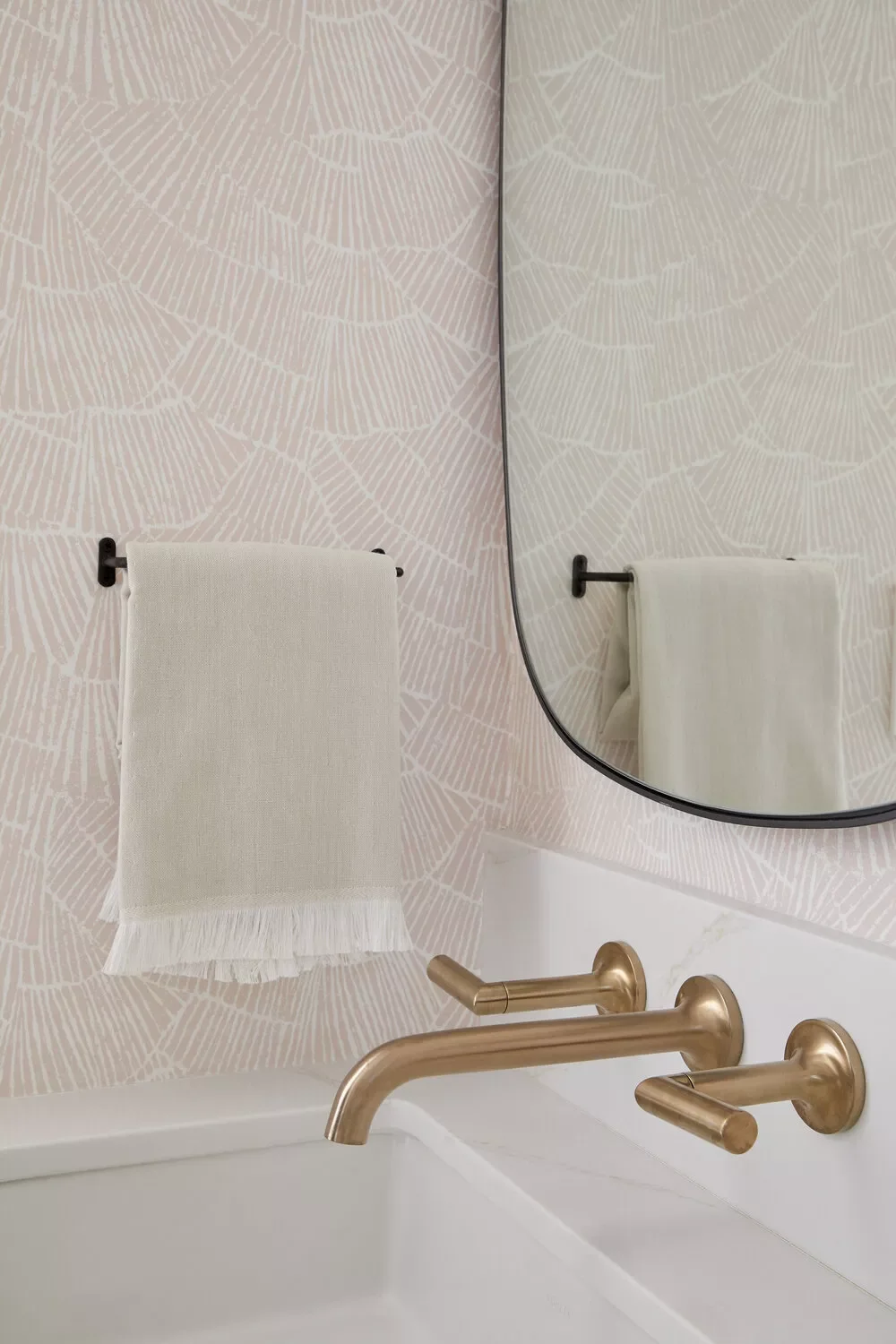 39 Stunning Bathroom Wallpaper Ideas That Will Transform Your Space 19 Subtle Patterned Wallpaper