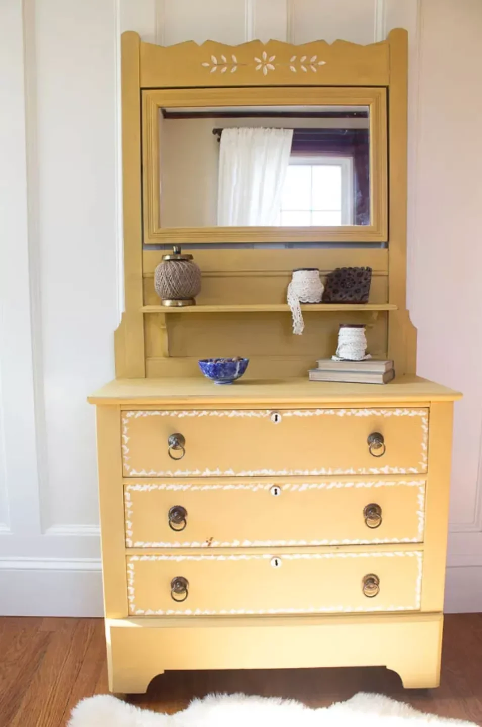 36 Stunning Painted Dresser Ideas That'll Transform Your Home's Style Sunny Yellow Dresser