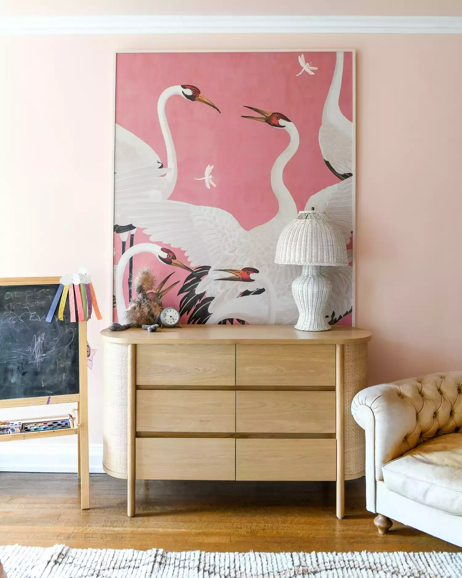 57 Stunning Baby Girl Nursery Ideas That'll Make Your Heart Melt Supersize Wall Art