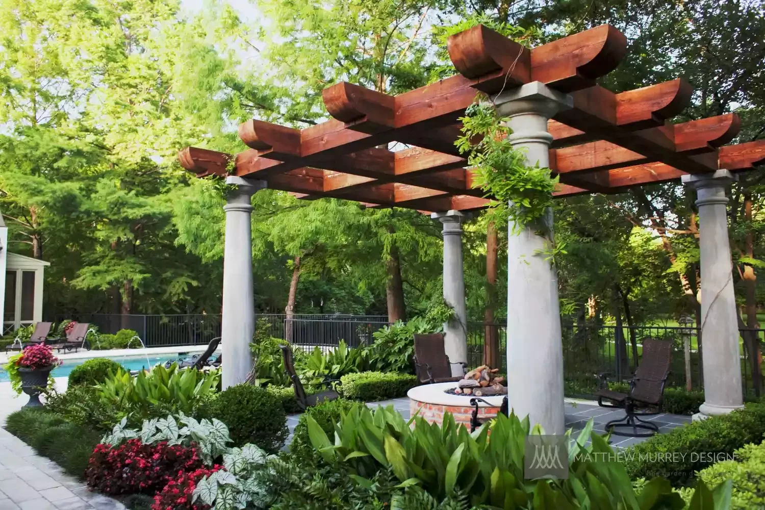20 Beautiful Brick Fire Pit Designs to Transform Your Outdoor Space 5 Surround It With an Arbor