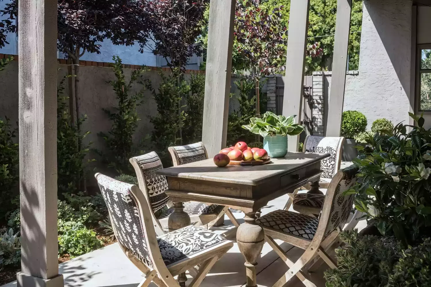 Surround the Patio With Plants