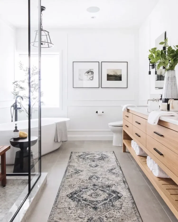 87 Home Decor Ideas That Transform Every Room Swap a Bathmat for a Rug