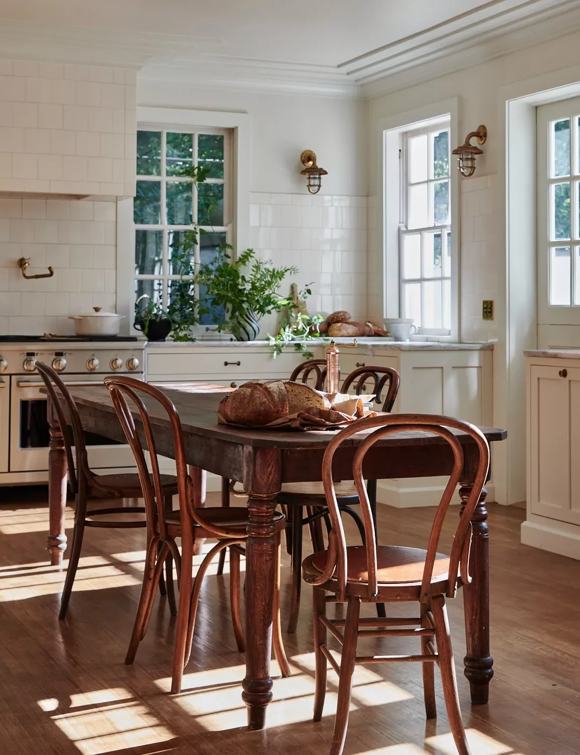 32 Modern Farmhouse Dining Room Ideas That Bring Rustic Warmth to Your Home Swap the Island for a Table