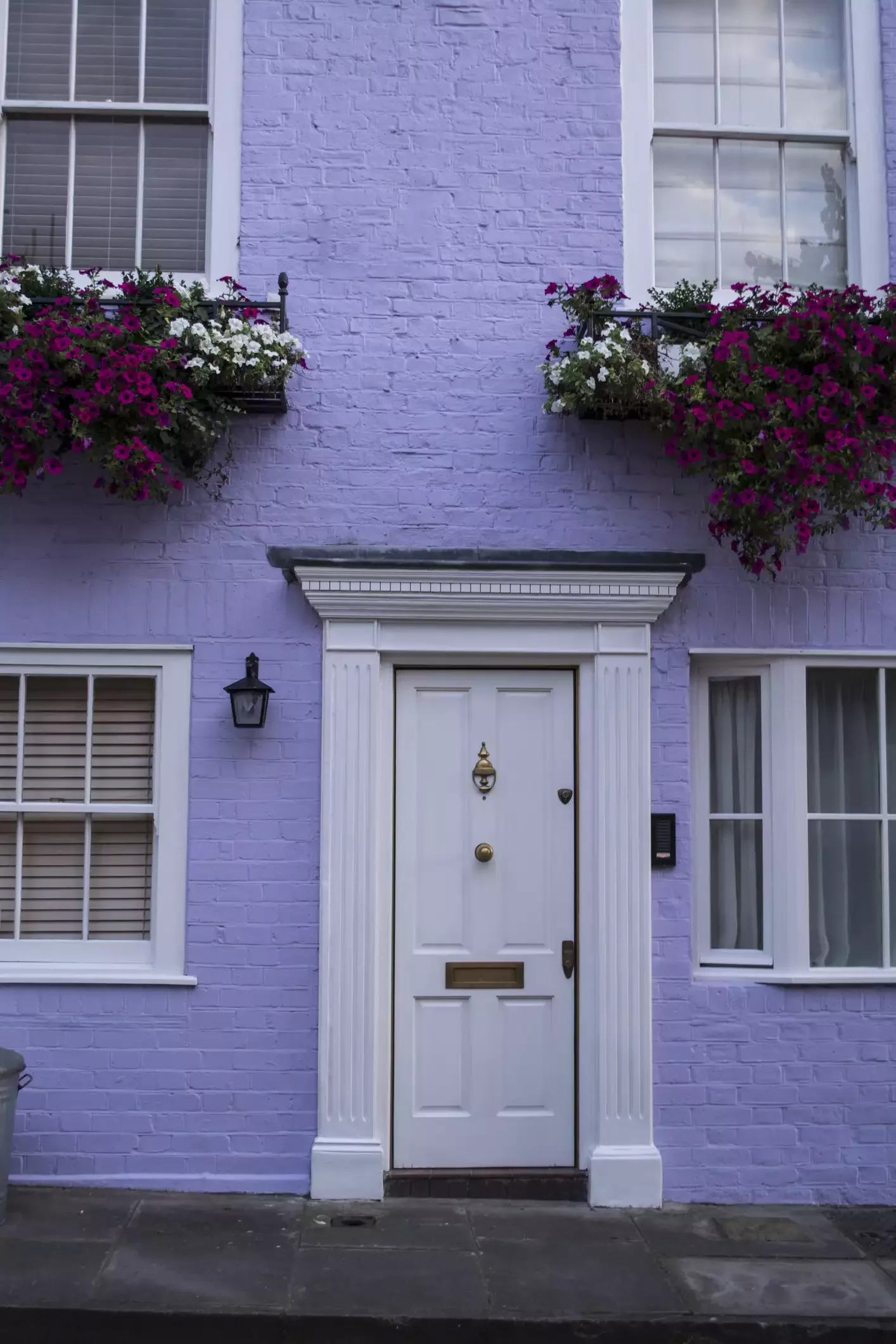 21 Bold Brick Paint Colors That Will Transform Your Home's Exterior 20 Sweet Lilac