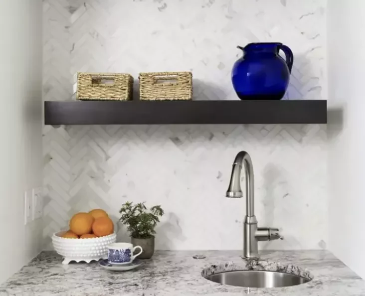23 Granite Countertops That Will Make Your Kitchen Absolutely Stunning Swirls of Gray and White