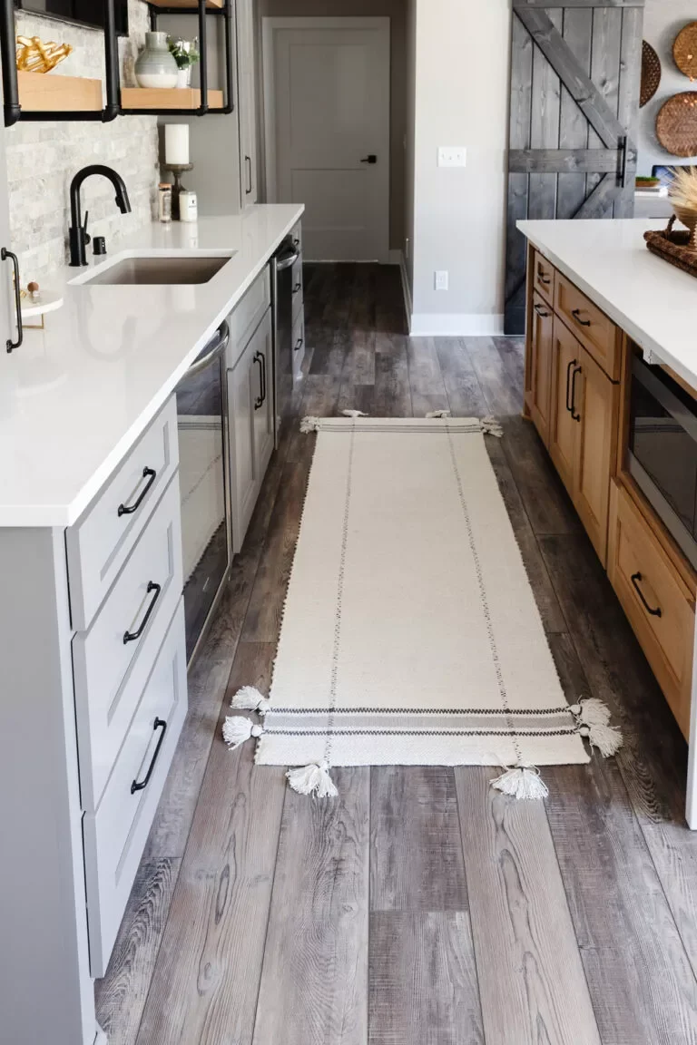 21 Narrow Kitchen Design Ideas to Transform Your Long Space 13 Switch Up Cabinet Colors