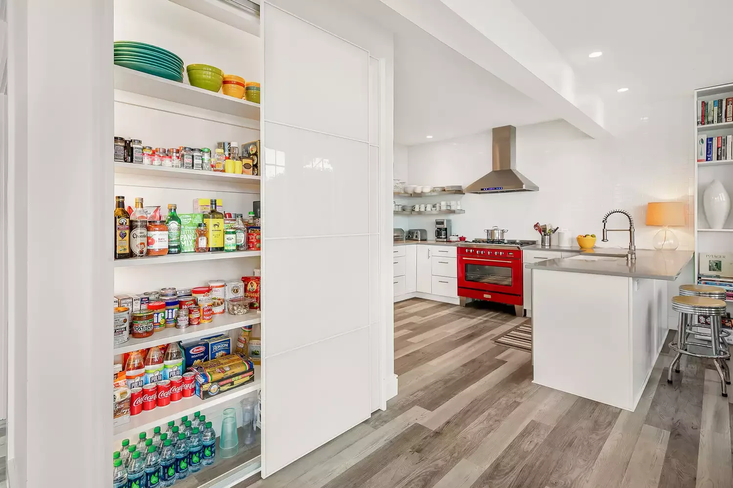 20 Smart Pantry Organization Ideas That Will Transform Your Kitchen Storage Take Advantage of Long Shelves