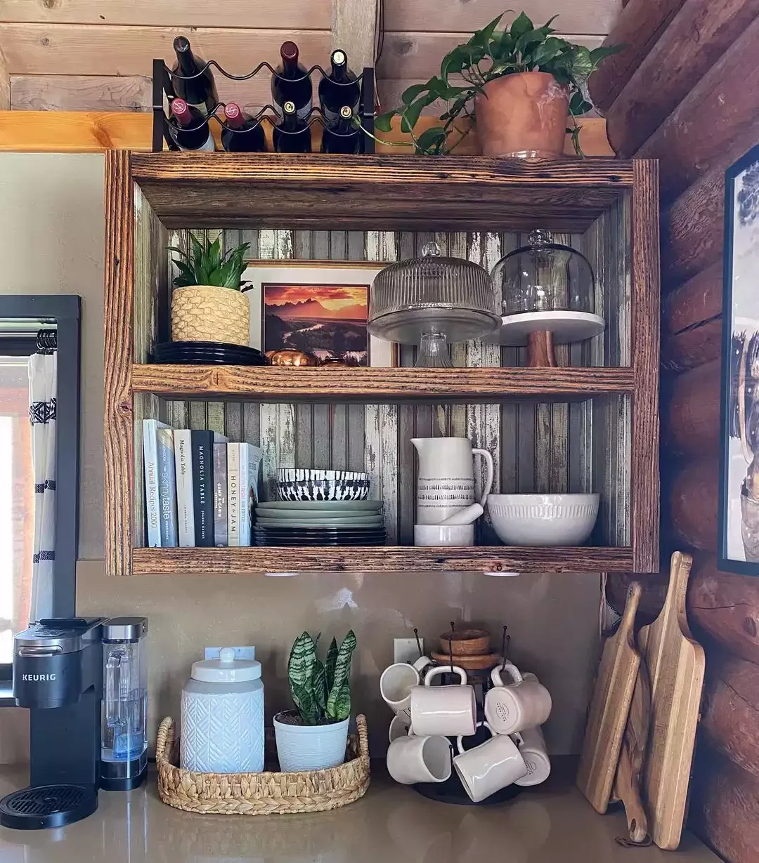 18 Cozy Cabin Kitchen Design Ideas That'll Make You Want to Move to the Mountains 11 Take Advantage of Open Shelving