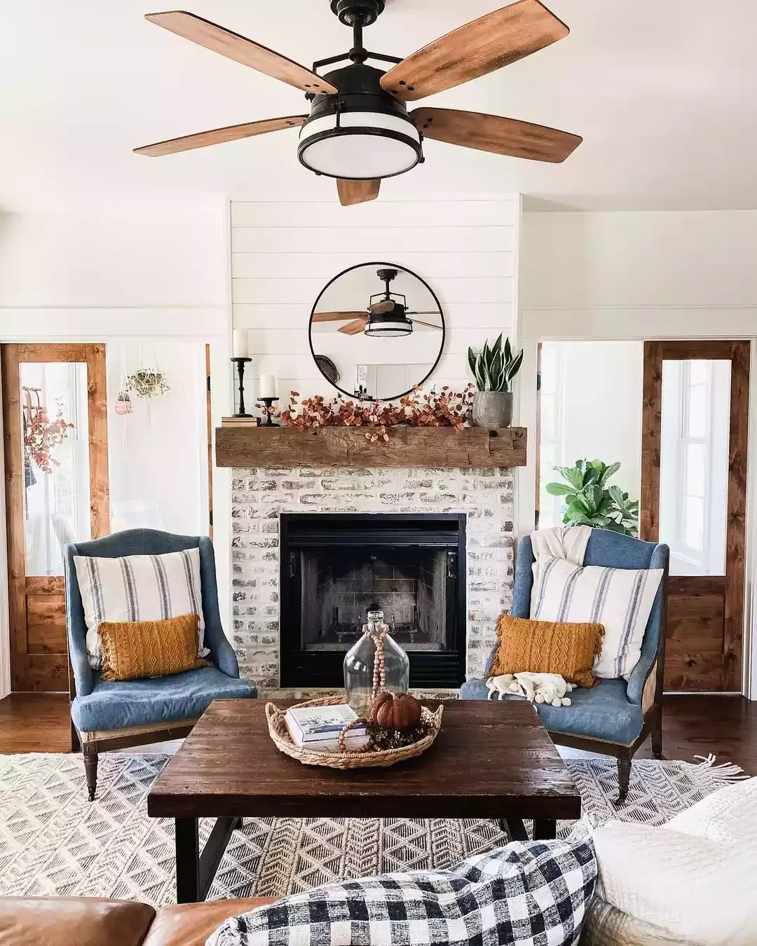 33 Cozy Farmhouse Fireplace Styling Ideas That Transform Your Living Space 21 Take a Cue From Industrial Style