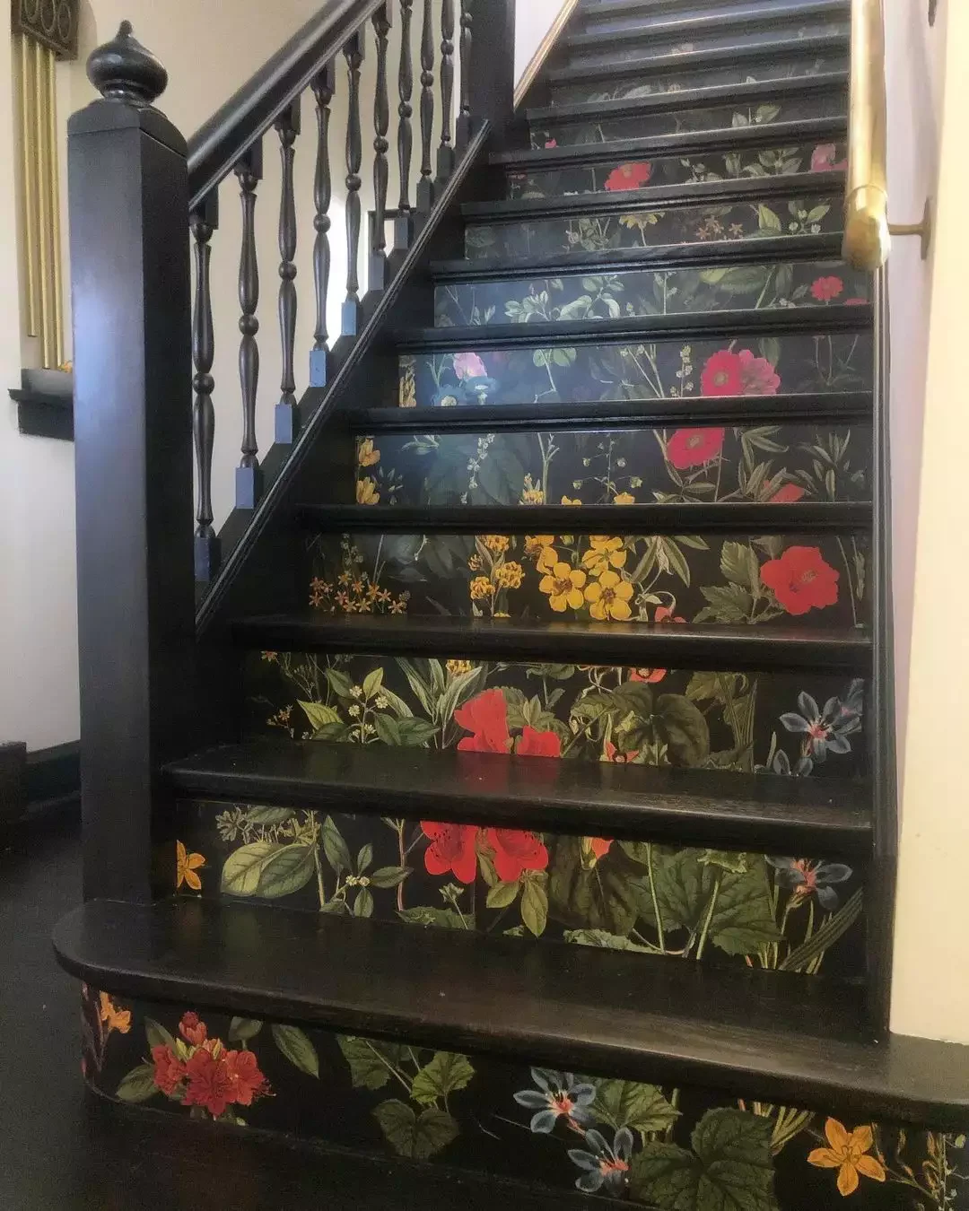 33 Creative Stair Riser Transformations That Will Elevate Your Home 14 Take a Garden Stroll