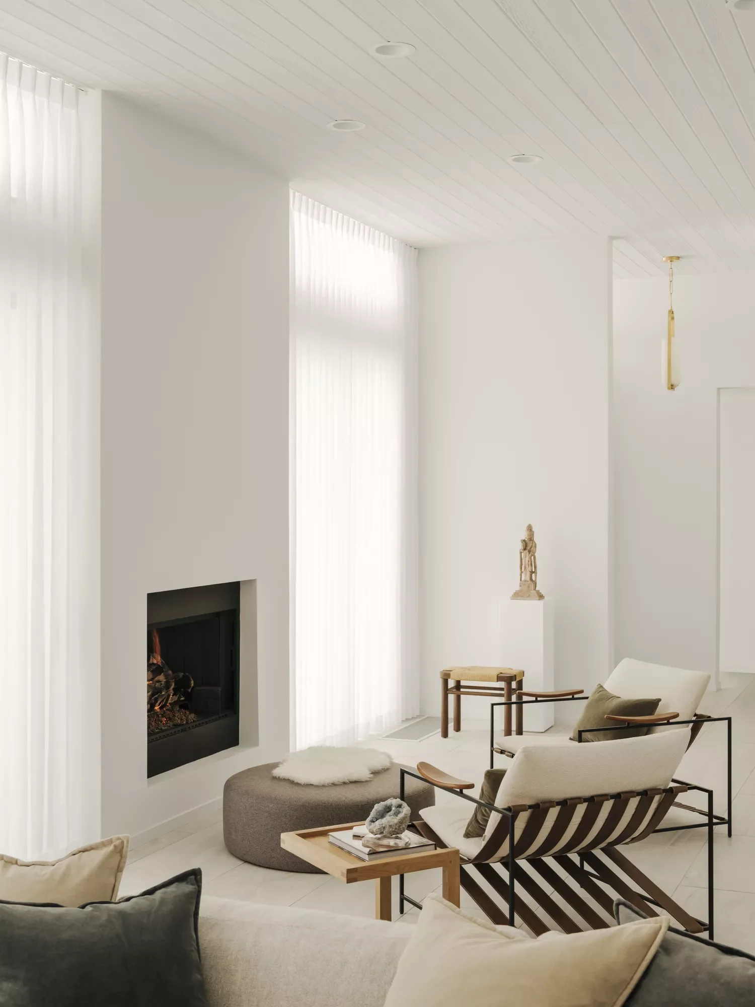 25 Stunning White Living Room Ideas That Transform Your Space 10 Take a Minimalist Approach