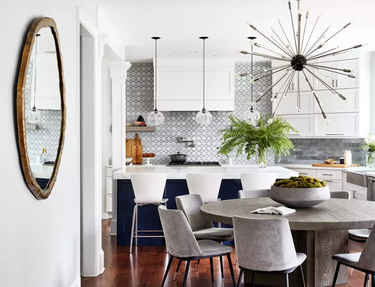 26 Kitchen Island Lighting Ideas That Will Transform Your Space 25 Take the Entire Room Into Account
