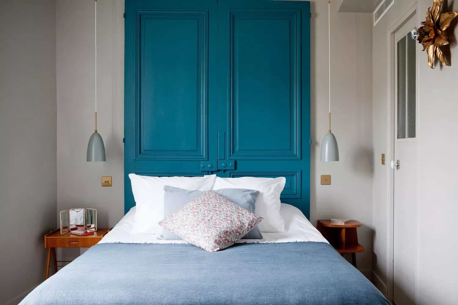 66 Creative Ways to Transform the Wall Above Your Bed Into a Stunning Focal Point Tall DIY Headboard