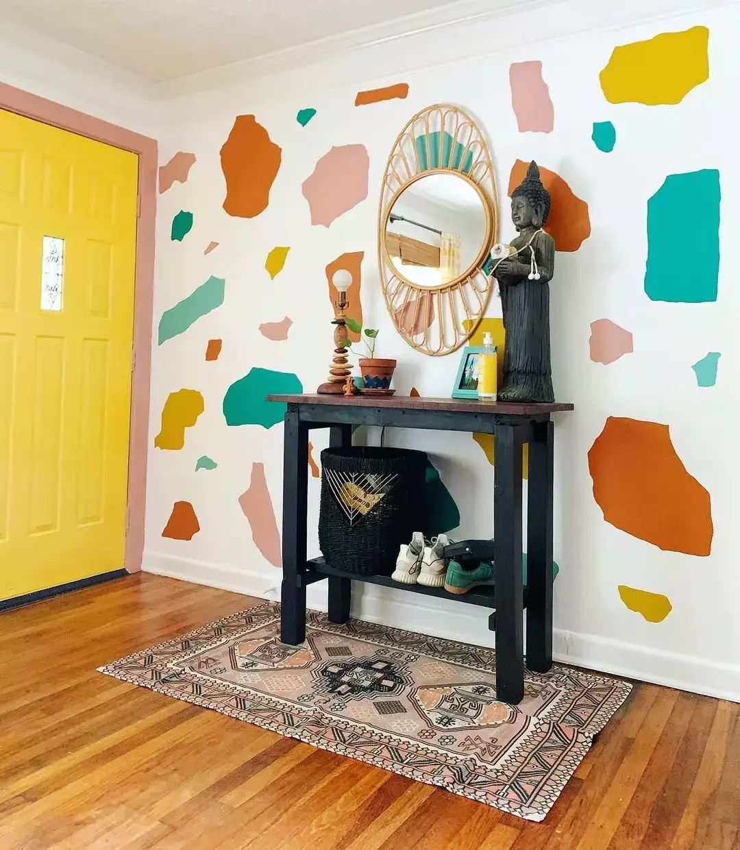29 Creative Wall Mural Ideas That Will Transform Your Home 7 Terrific Terrazzo Wall Mural