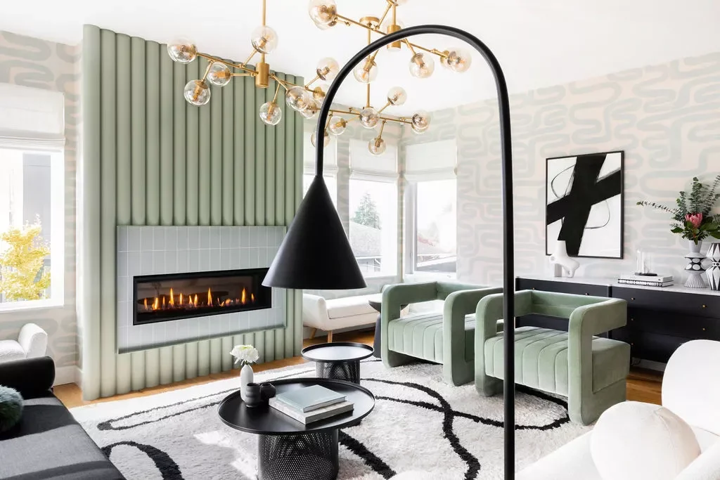 27 Stunning Linear Fireplace Ideas for Modern Homes That Combine Style and Easy Maintenance 3 Textured Linear Fireplace