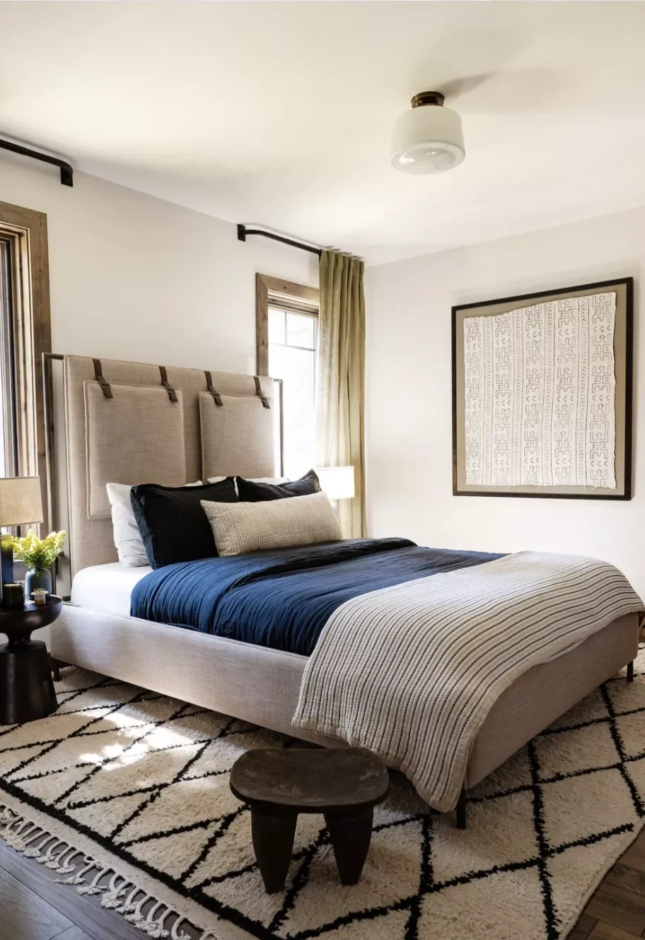 25 Clever Small Primary Bedroom Ideas That Make Your Space Feel Surprisingly Spacious 26 Textured Small Bedroom