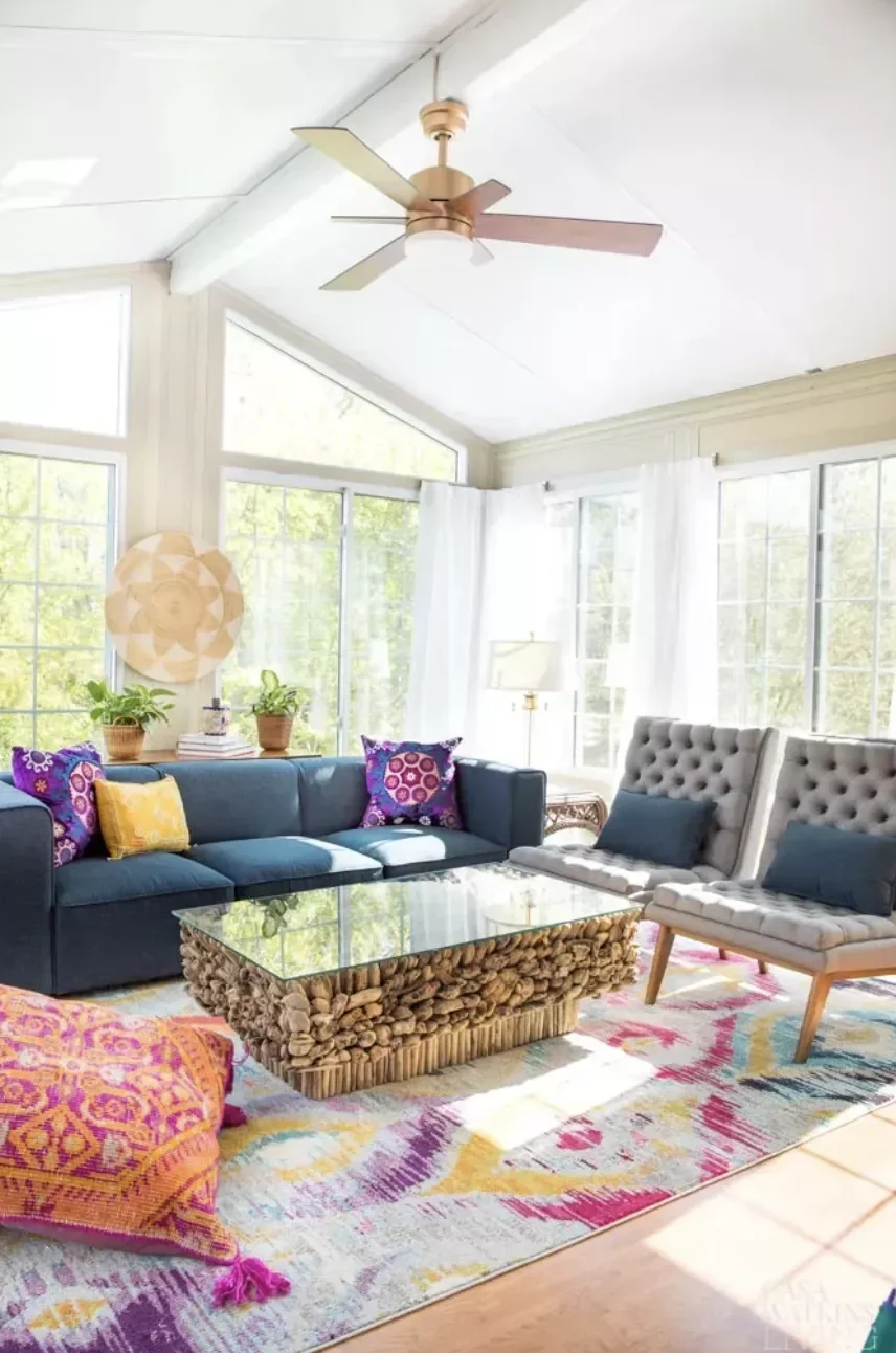 29 Stunning Three-Season Porch Ideas That'll Make You Want to Live Outdoors 18 The Eclectic Dream