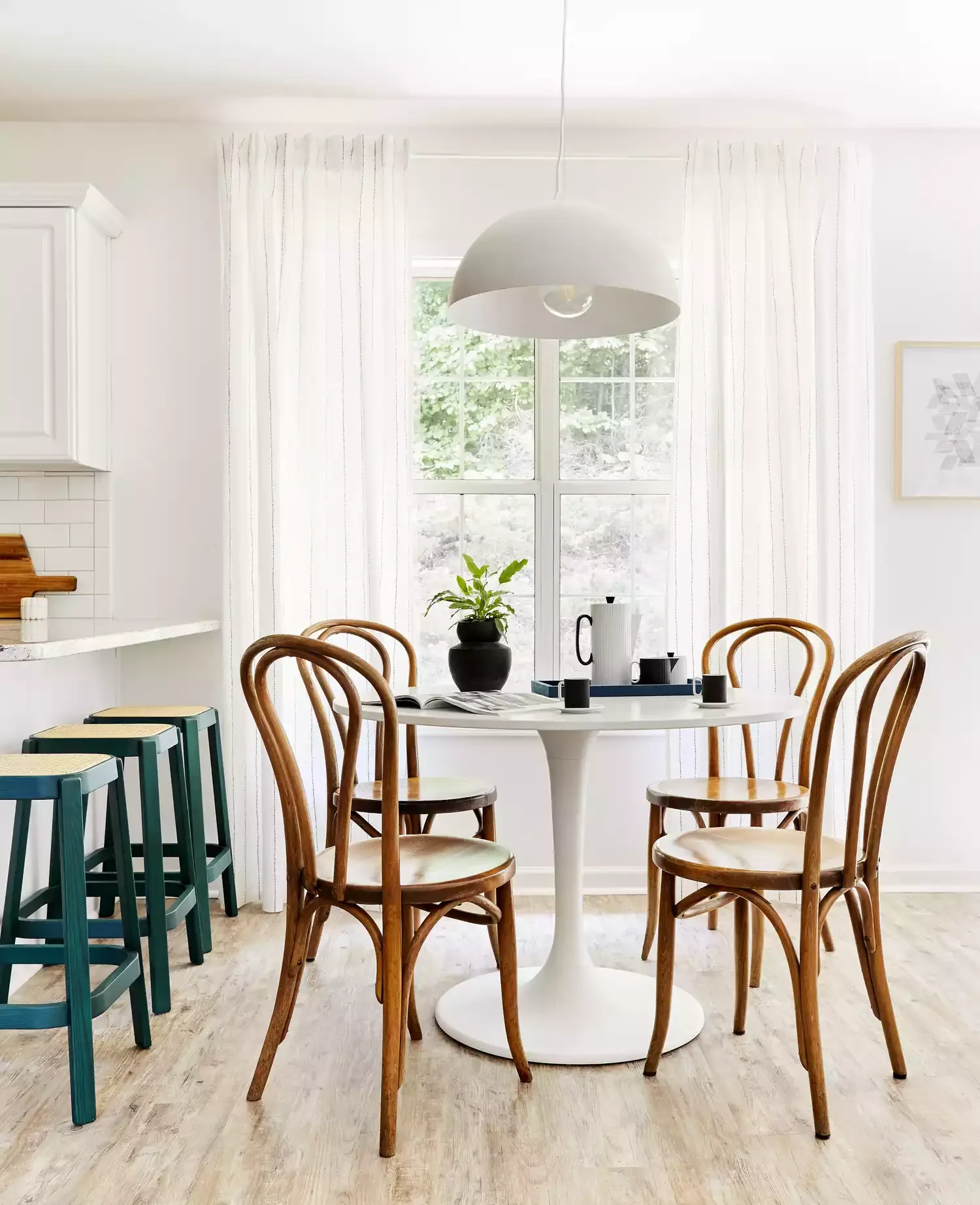 30 Stunning Dining Room Curtain Ideas That Will Transform Your Space Thin Stripe Curtains