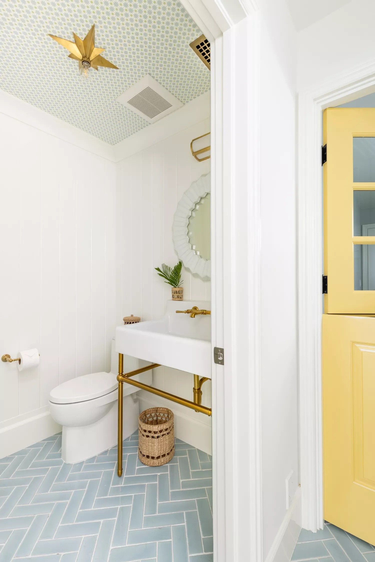 20 Stunning Bathroom Floor Designs That Will Transform Your Space 14 Think Baby Blue