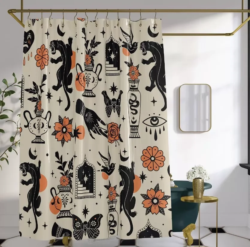 32 Shower Curtain Ideas to Transform Your Bathroom with Maximum Style 28 Think Outside the Box